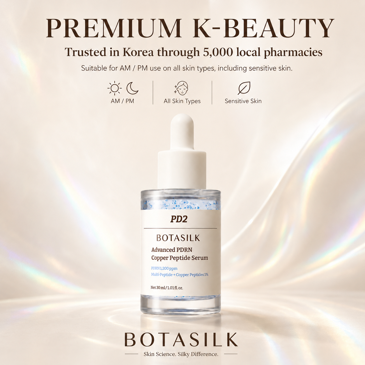 Botasilk™ Advanced PDRN + GHK-Cu Firming & Elasticity Serum