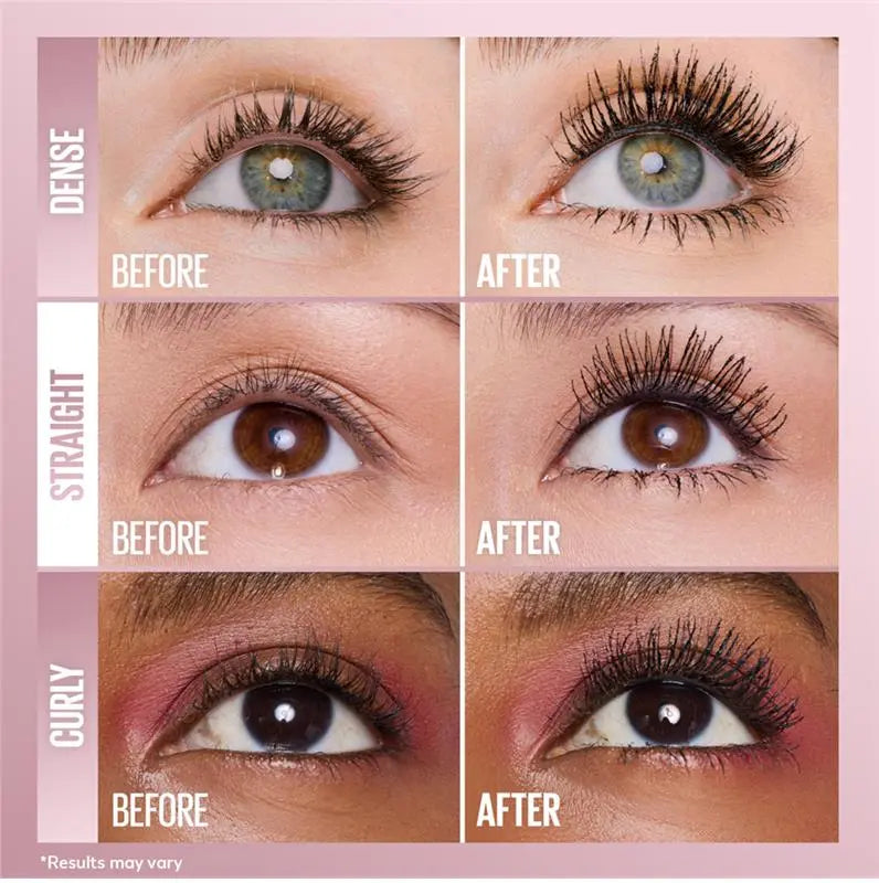 SkyTubex before and after lash comparison