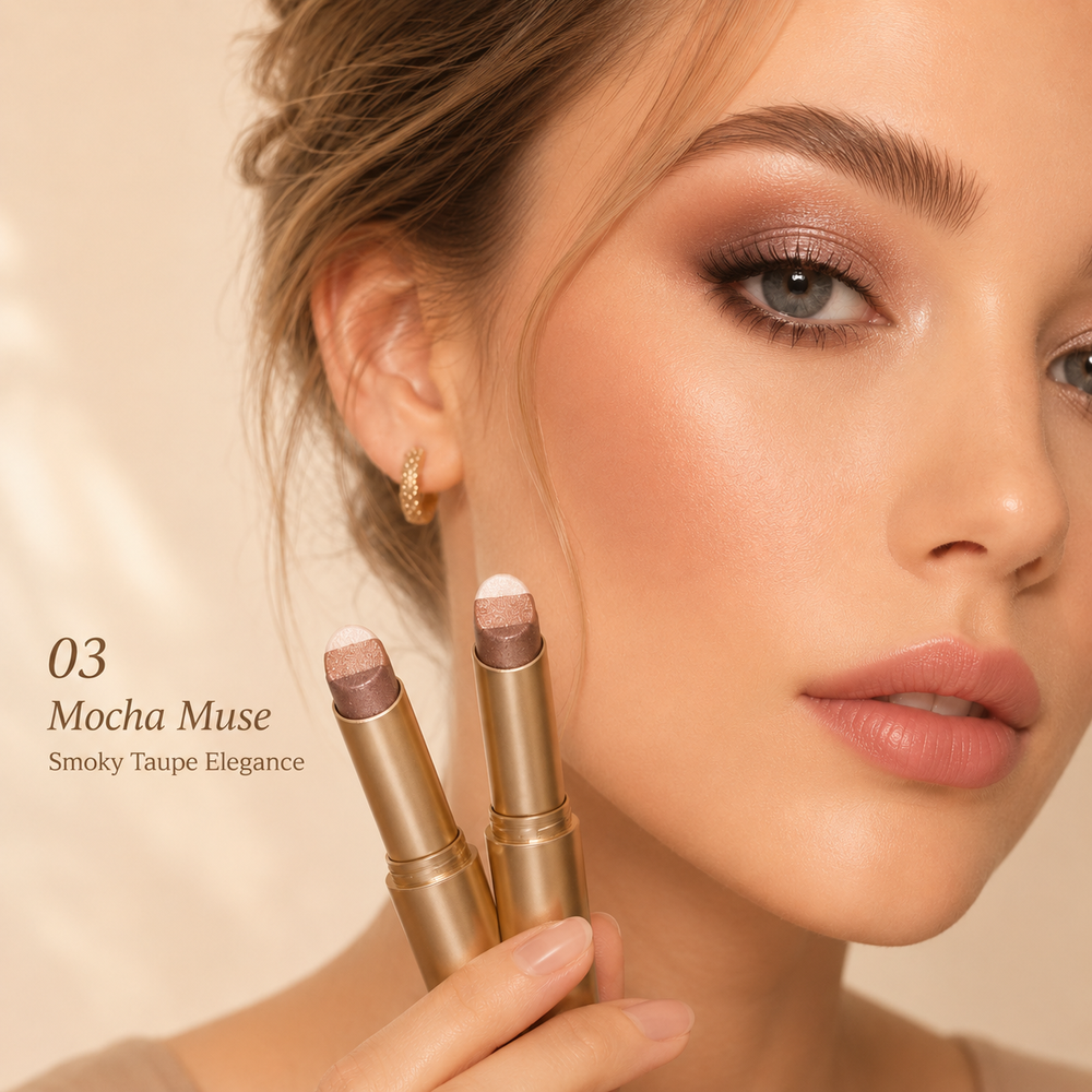 Mocha Muse taupe brown eyeshadow look