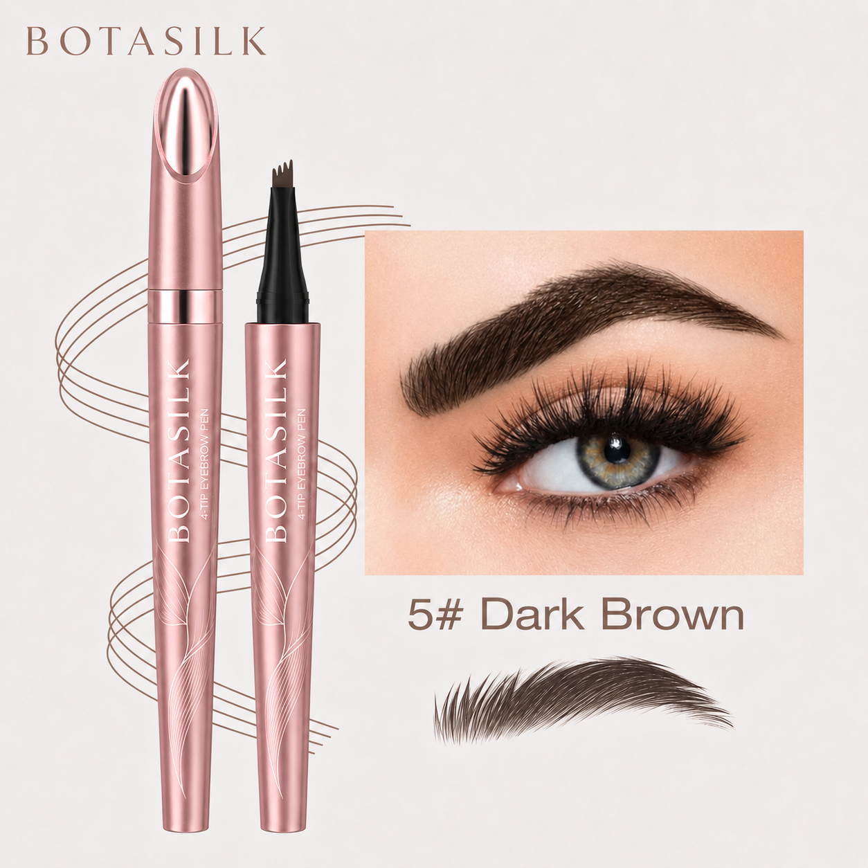 Waterproof Micro-Fork Eyebrow Pencil