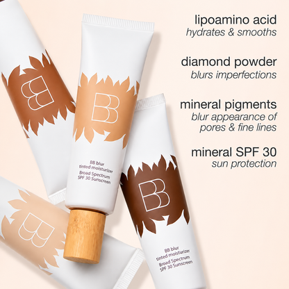 🏆 BEST SELLER - BB blur tinted moisturizer SPF 30 - instantly brightens, hydrates & smooths your skin