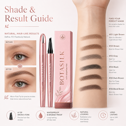 Waterproof Micro-Fork Eyebrow Pencil