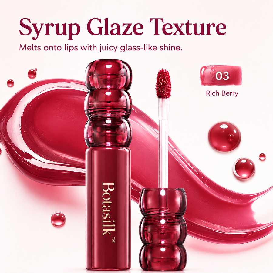Botasilk syrup glaze texture