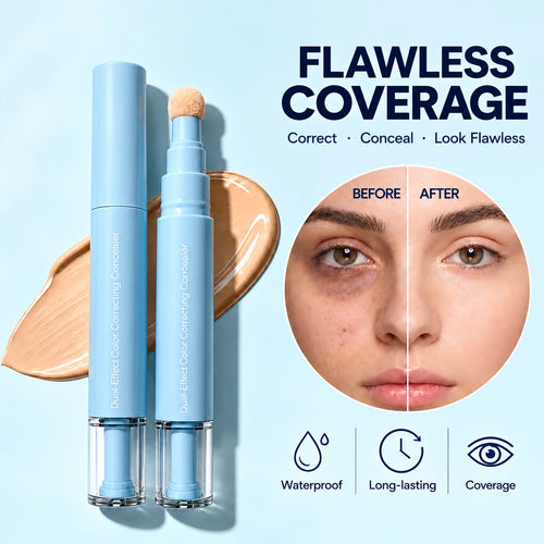 ✨24H Full Coverage Color Correcting Concealer & Matte Pressed Powder