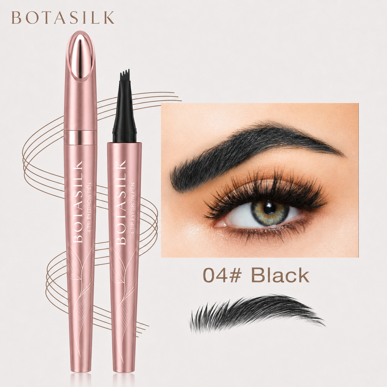 Waterproof Micro-Fork Eyebrow Pencil