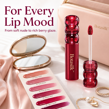 Botasilk™ Deep Glaze Lip Gloss | Korean Sugar-Coated High Shine & Lightweight