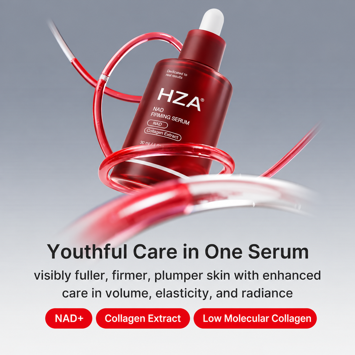 HZA NAD+ Anti-Aging Firming Serum with Collagen Extract
