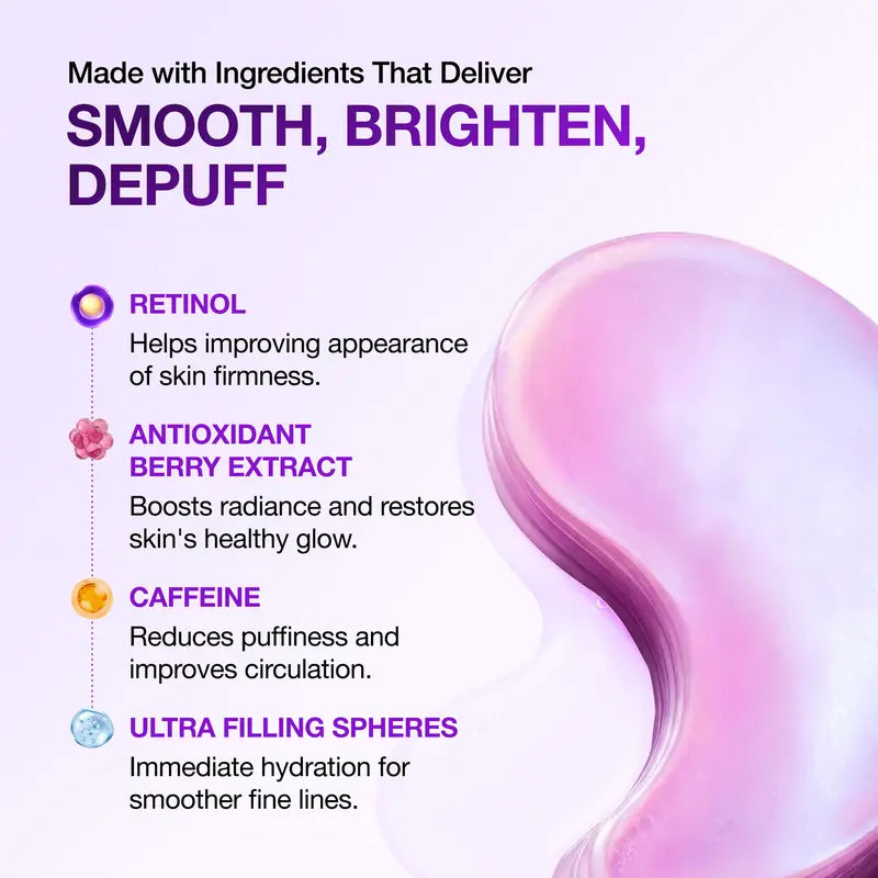 🏆 BEST SELLER - Retinol Berry Revitalizing Eye Patch for Wrinkle and Dark Circles(60ea)