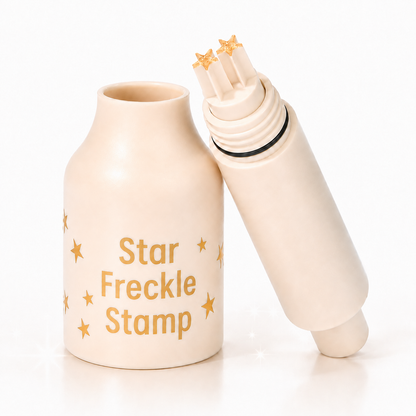🏆 BEST SELLER -Star freckle stamp - Colored metallic star shaped pen