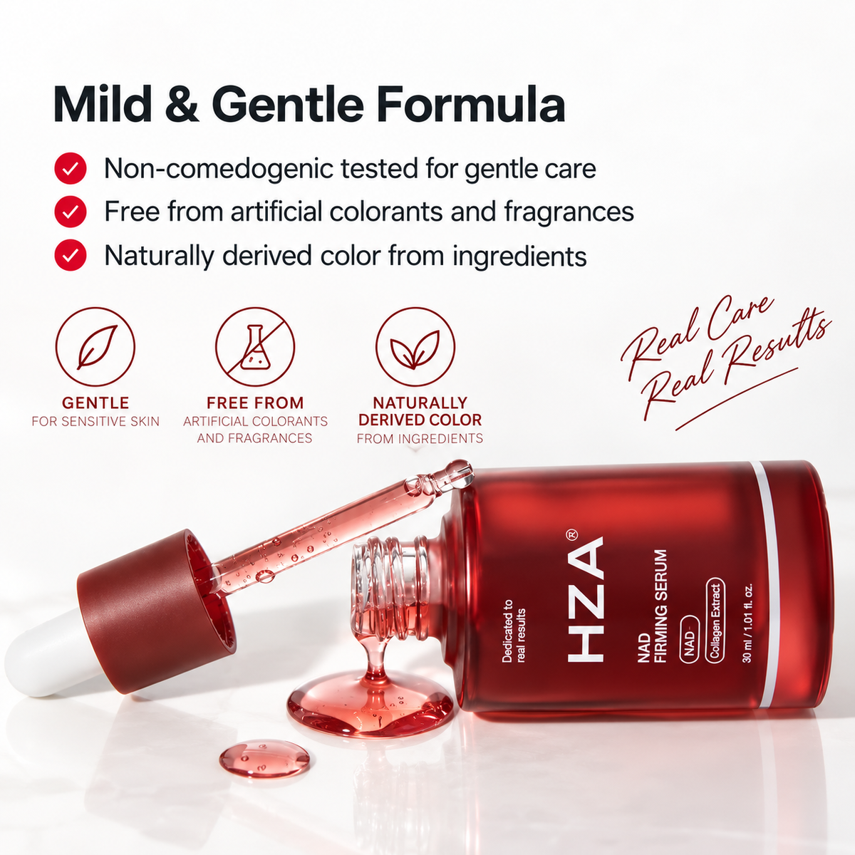 HZA NAD+ Anti-Aging Firming Serum with Collagen Extract