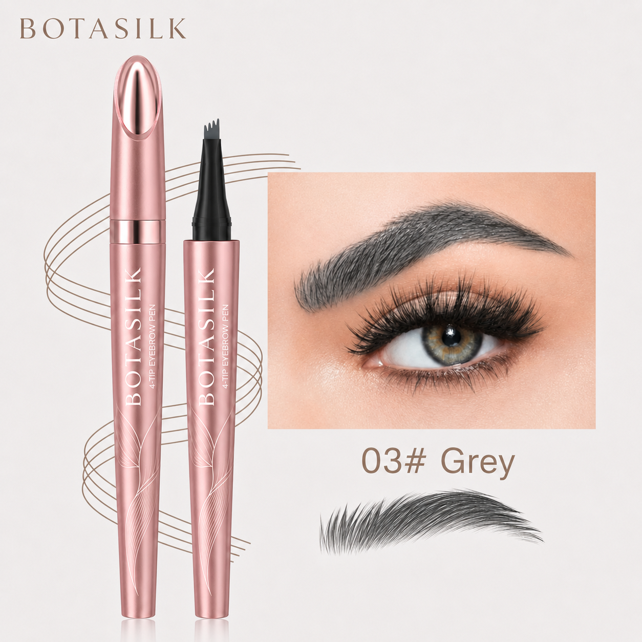 Waterproof Micro-Fork Eyebrow Pencil