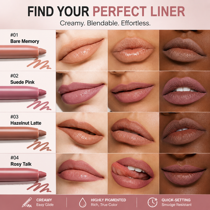 ✨Easy Glide Lip Liner — Creamy, Blendable Color with Smooth Application