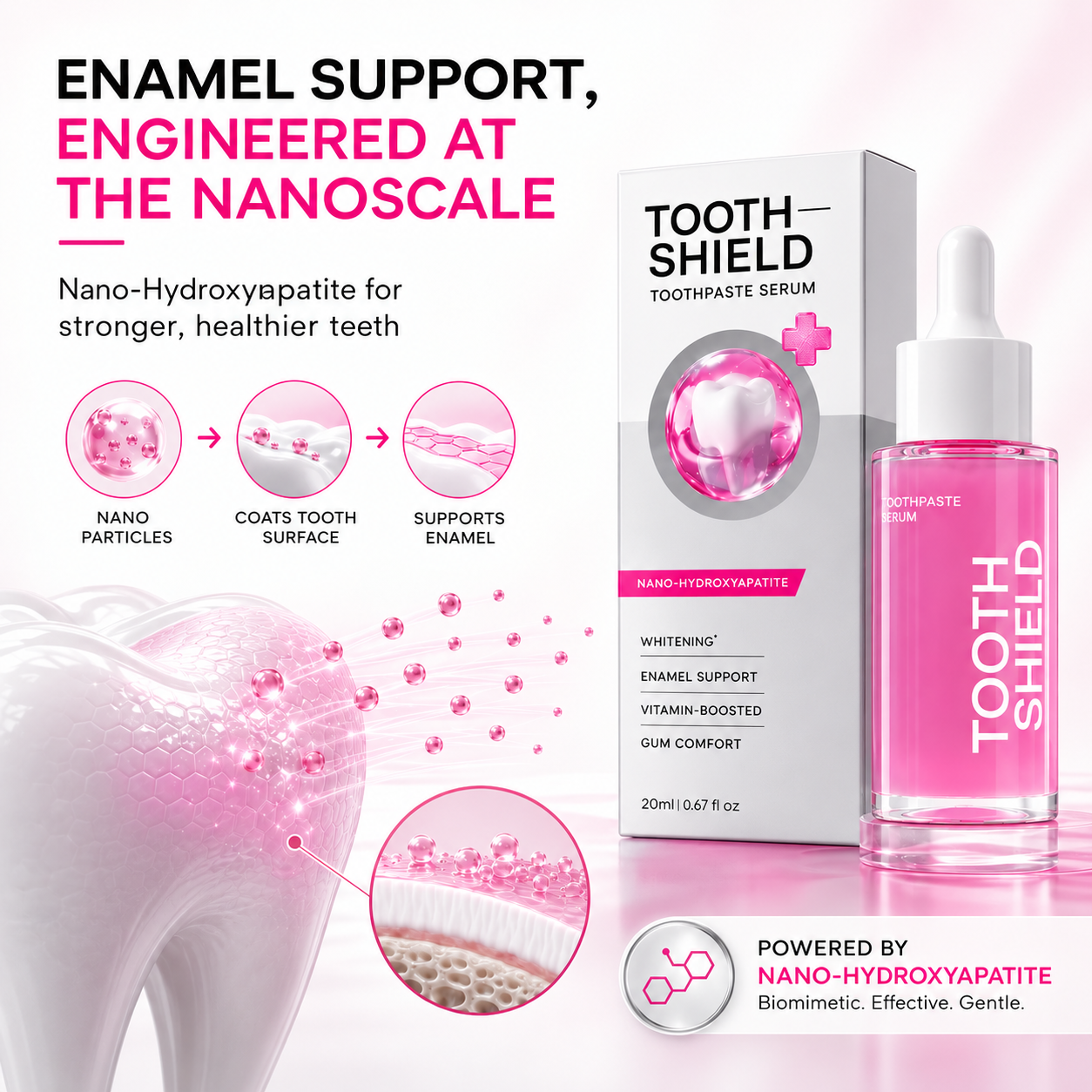 🏆Viral Tooth Care🔥 Tooth Shield Fluoride-Free Toothpaste Serum